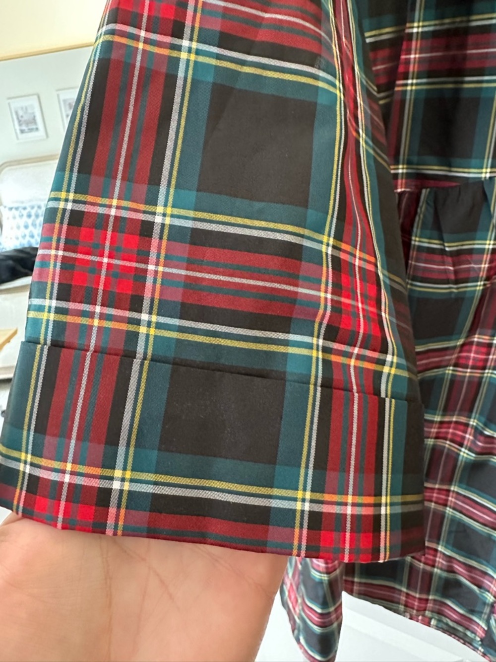 Tuckernuck Tartan Royal Shirt Dress - Picture 2 of 5